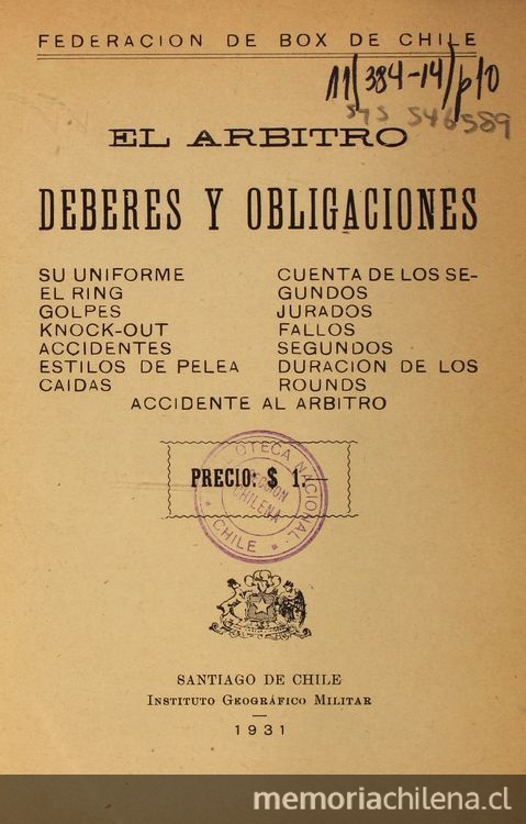 El árbitro: deberes y obligaciones