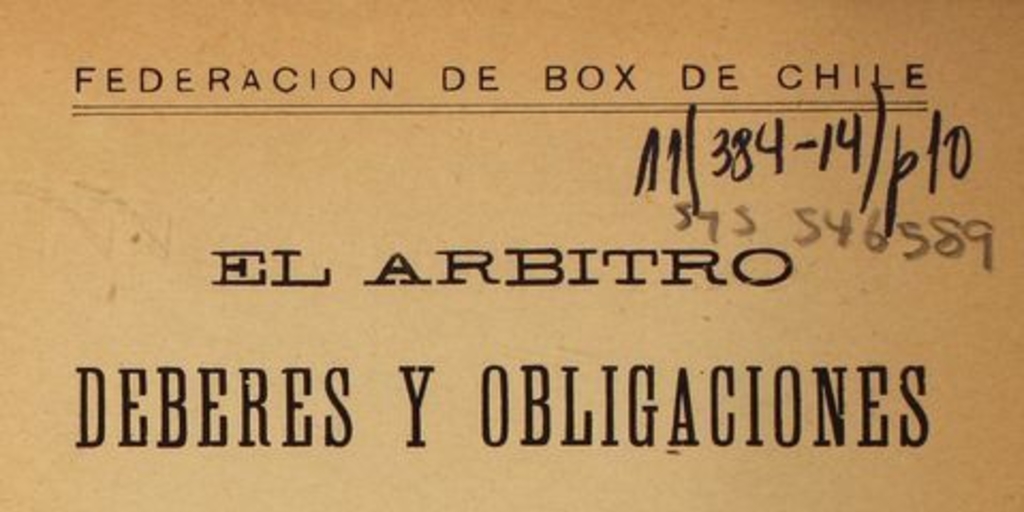 El árbitro: deberes y obligaciones