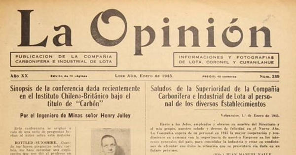 La Opinión: año 20-24, n° 389-436, enero de 1945 a diciembre de 1948