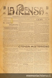 La Prensa: año 3, n° 338-368, 2 de enero a 30 de julio de 1916