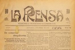 La Prensa: año 3, n° 338-368, 2 de enero a 30 de julio de 1916