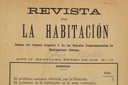 Revista de la habitación: 1ra. época, año 2, no. 13-24, enero a diciembre de 1922