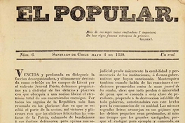 El Popular: n° 6-20, 4 de mayo al 16 de agosto de 1830