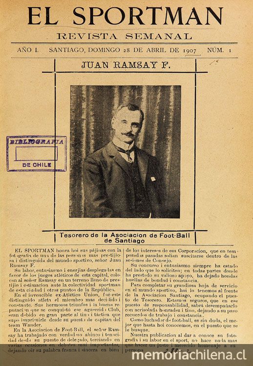 El Sportman: revista sportiva: año 1, n° 1-8, 28 de abril a 16 de junio de 1907