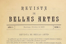 Revista de Bellas Artes: n° 1-11, octubre a diciembre, 1889-1890