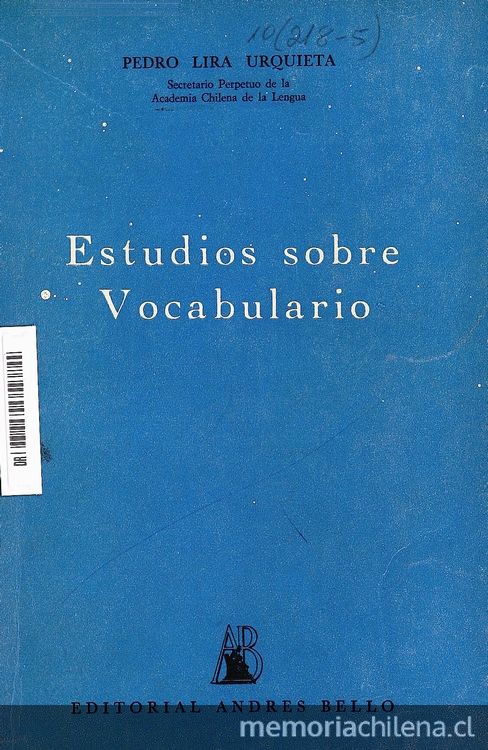 Estudios sobre vocabulario