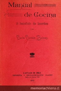 Manual de cocina a beneficio de Lourdes