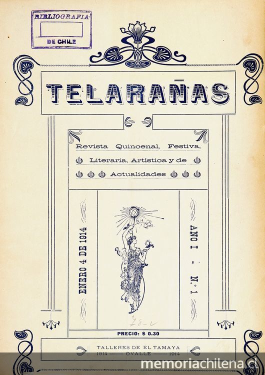 Telarañas: año 1, n° 1-8, 4 de enero a 22 de abril de 1914