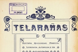 Telarañas: año 1, n° 1-8, 4 de enero a 22 de abril de 1914