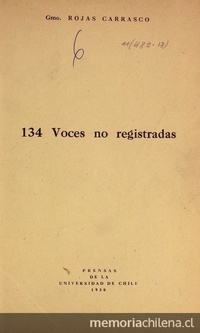 134 voces no registradas