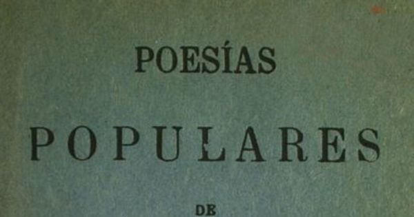 Poesias populares: tomo 9