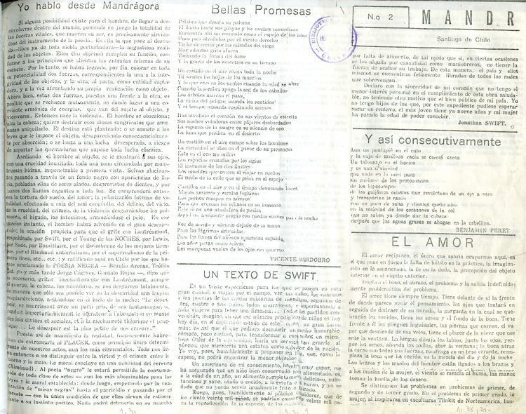 Mandrágora: nº 2, diciembre de 1939