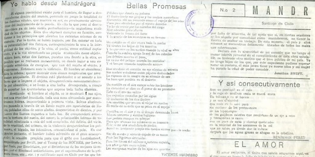 Mandrágora: nº 2, diciembre de 1939