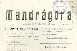 Mandrágora: nº 5, junio de 1941