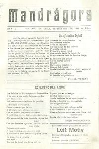 Mandrágora: nº 6, septiembre de 1941