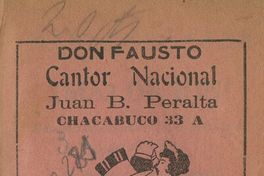 Don Fausto : cantor nacional
