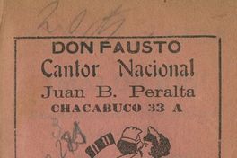 Don Fausto : cantor nacional