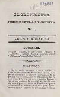 Observaciones sobre la educación de las mujeres dirijidas a las Señoras directoras de colejio en Santiago