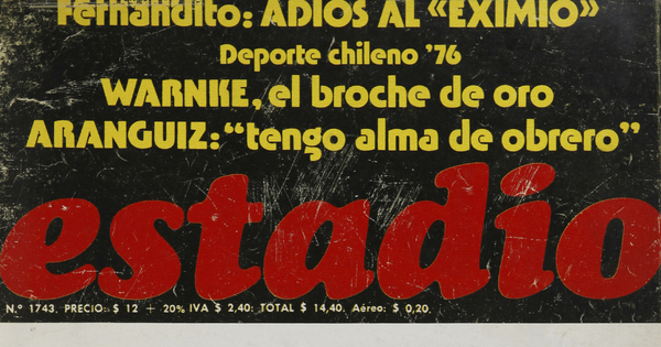  Estadio, nºs no.1743-1755 (ene.-mar. 1977)