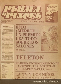 Pluma y pincel, nos. 1-6, 7 de diciembre de 1982 a junio de 1983