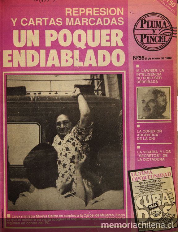 Pluma y pincel: nº 56-81, 5 de enero a 28 de junio de 1989