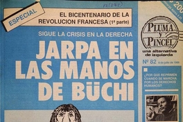 Pluma y pincel: nº 82-107, 6 de julio a 28 de diciembre de 1989