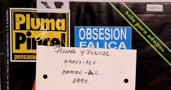 Pluma y pincel: nº 147-154, enero a diciembre de 1992