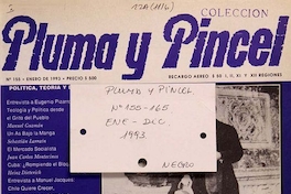 Pluma y pincel: nº 155-165, enero a diciembre de 1993