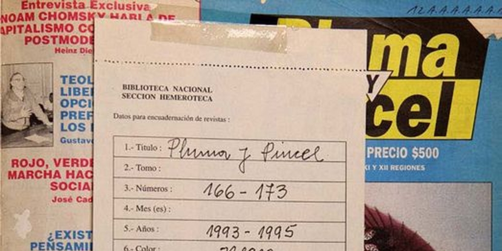 Pluma y pincel: nº 166-173, 1993 a 1995