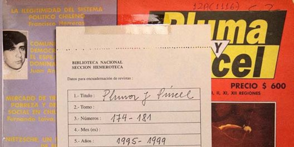 Pluma y pincel: nº 174-181, 1995 a abril de 1999