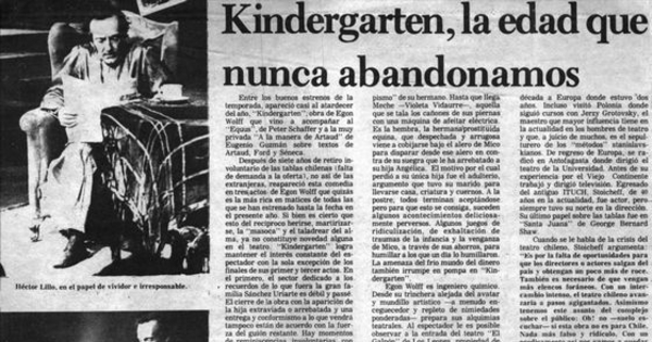 Kindergarten, la edad que nunca abandonamos