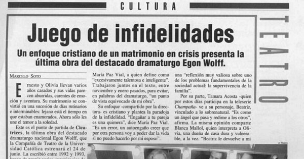 Juego de infidelidades