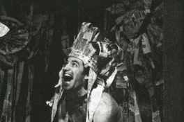 Jorge Álvarez en el rol de El Merluza durante el primer montaje de Flores de papel