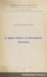 La iglesia frente a la emancipación americana