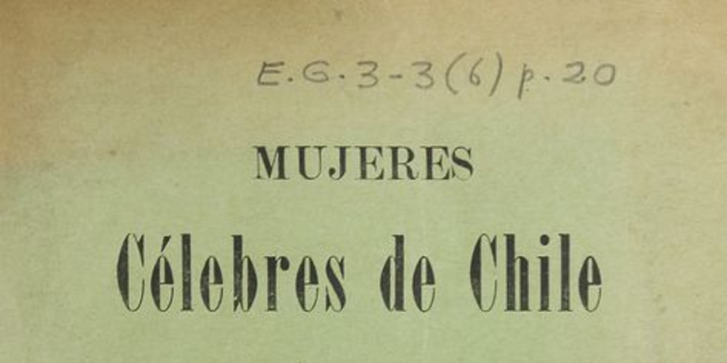 Mujeres célebres de Chile