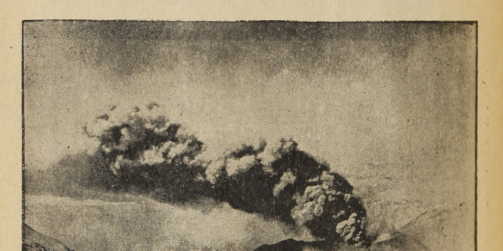 Volando sobre el cráter adventicio del Quizapu en erupción