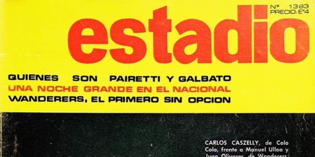 Estadio, n°s 1383-1395 (2 ene. - 26 mar. 1970)