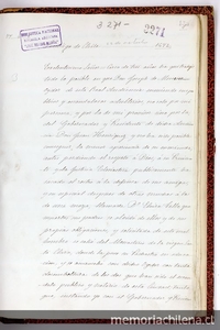 Carta del Obispo Humanzoro al Virrey en la que denuncia escándalos de oidores: Santiago, 22 de octubre 1673