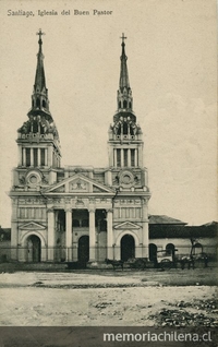 Iglesia del Buen Pastor, Santiago, ca. 1900