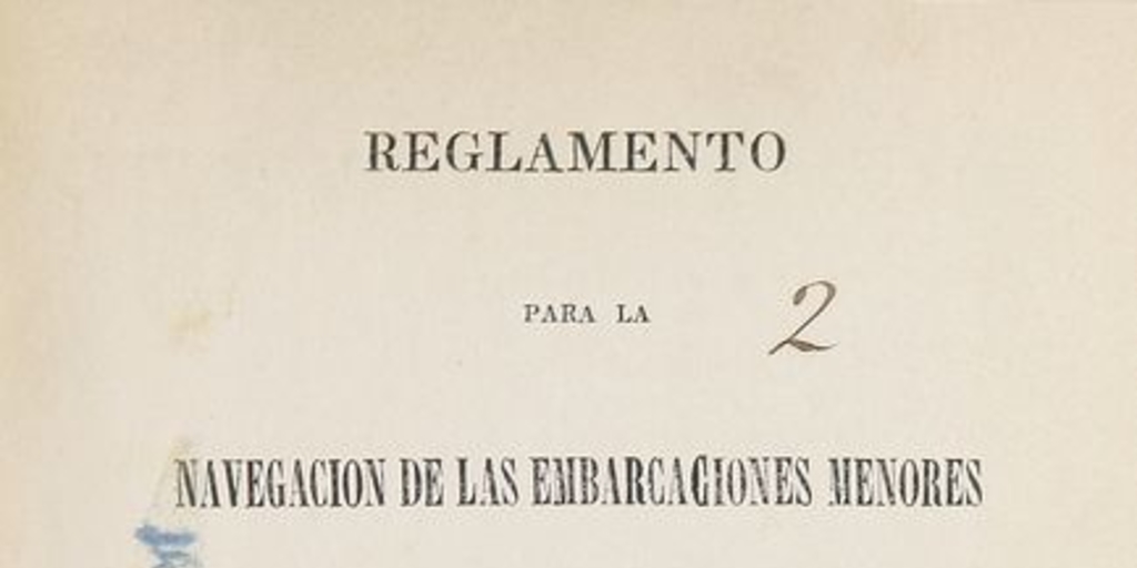 Reglamento para la navegación de las embarcaciones menores en los ríos Maule y Loncomilla y en la ría de Constitución