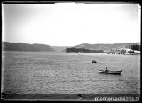 Vista del río Maule y Constitución, 1910