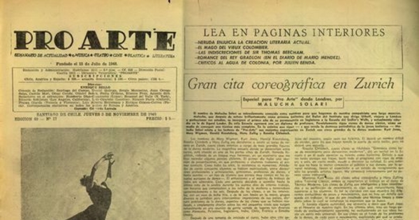 Pro Arte: n° 1-24 (15 jul. - 23 dic. 1948)