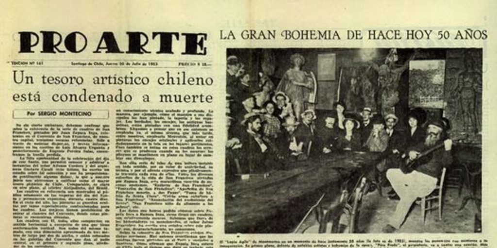 Pro Arte: números 161-165, 30 de julio a 23 de noviembre de 1953