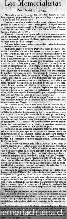 Los memorialistas
