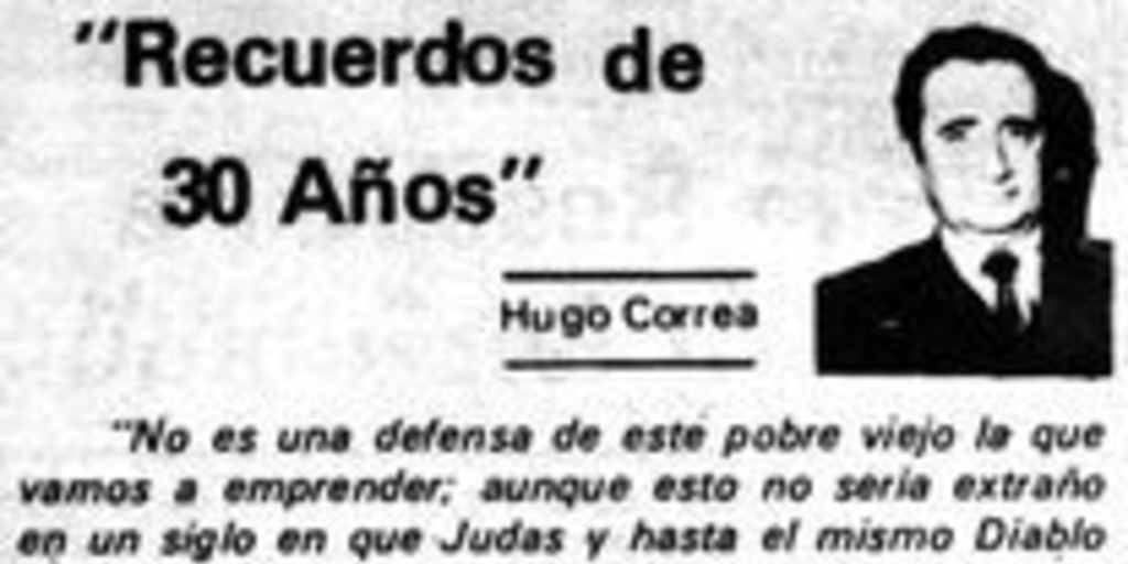 Recuerdos de 30 años