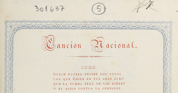 Canción nacional de Chile