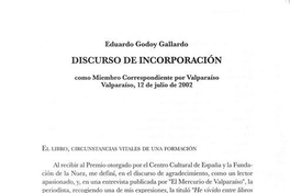 Discurso de incorporación