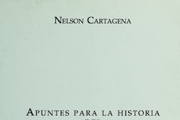 Apuntes para la historia del español en Chile