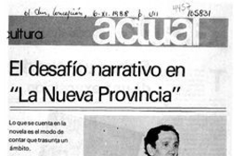 El desafío narrativo en "La nueva provincia"