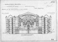 Plano de la Biblioteca Nacional de Chile